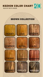 روغن گیاهی چوب کوژین دو جزیی (NORMAL) 330 میلی لیتر رنگدانه دار - Image 5