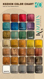 روغن گیاهی چوب کوژین دو جزیی (NORMAL) 330 میلی لیتر رنگدانه دار - Image 6